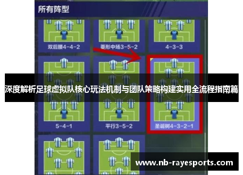深度解析足球虚拟队核心玩法机制与团队策略构建实用全流程指南篇 深度解析足球虚拟队核心玩法机制与团队策略构建实用全流程指南篇